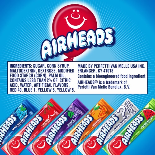 Airheads Theater Pack Assorted Fruit Flavored Bars Perspective: bottom