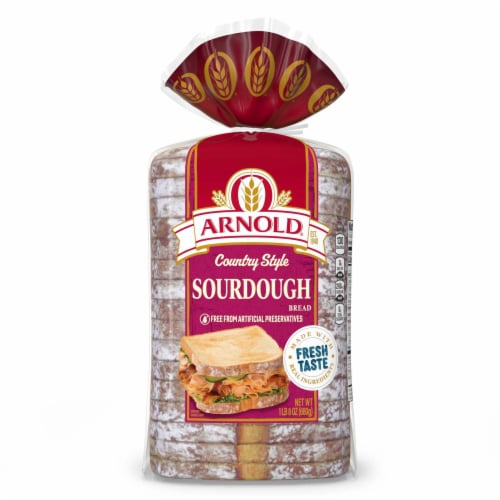 Arnold Country Style Sourdough Bread Perspective: bottom