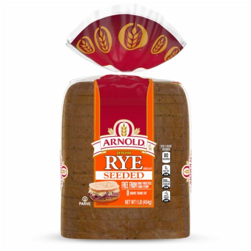 Arnold Seeded Jewish Rye Bread Perspective: bottom