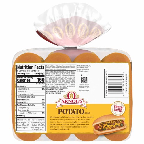 Arnold Potato Buns Perspective: bottom