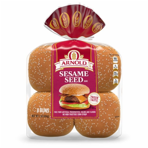 Arnold Sesame Seed Buns Perspective: bottom