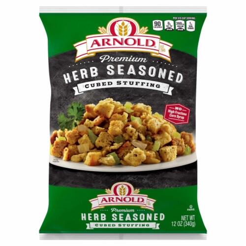 Arnold Premium Herb Seasoned Cubed Stuffing Perspective: bottom