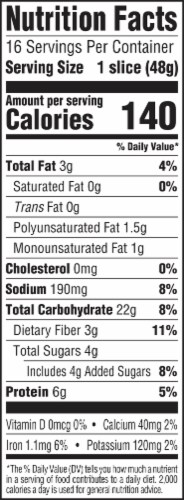 Arnold Organic 100% Whole Grain Bread Perspective: bottom