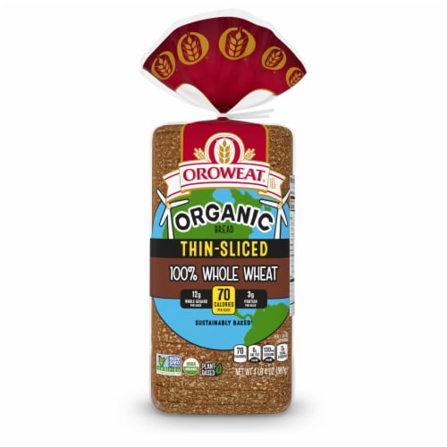 Oroweat® Organic Thin-Sliced Whole Wheat Bread Perspective: bottom