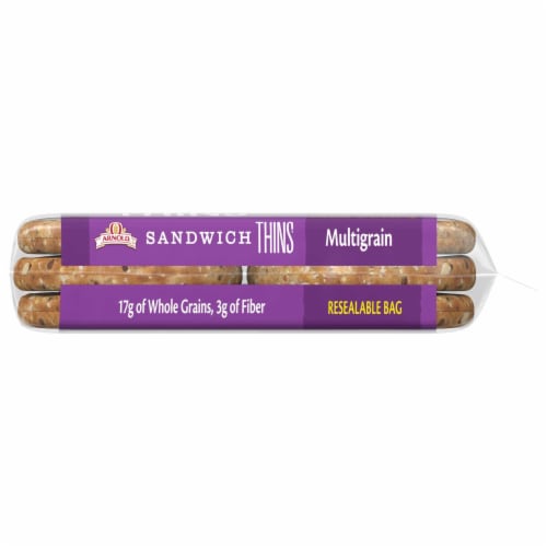 Arnold Sandwich Thins Multigrain Rolls Perspective: bottom