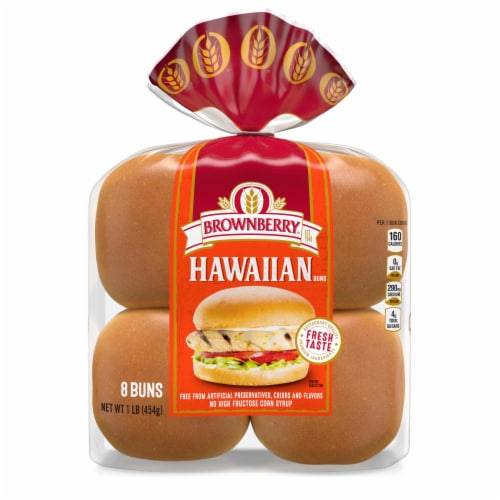 Brownberry Hawaiian Buns Perspective: bottom