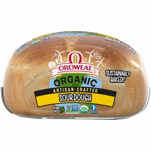 Oroweat® Organic Artisan-Crafted Sourdough Bread Perspective: bottom
