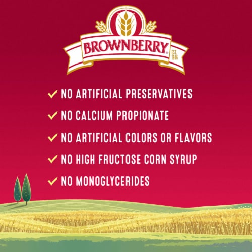 Brownberry® Small Slice 100% Whole Wheat Bread Perspective: bottom