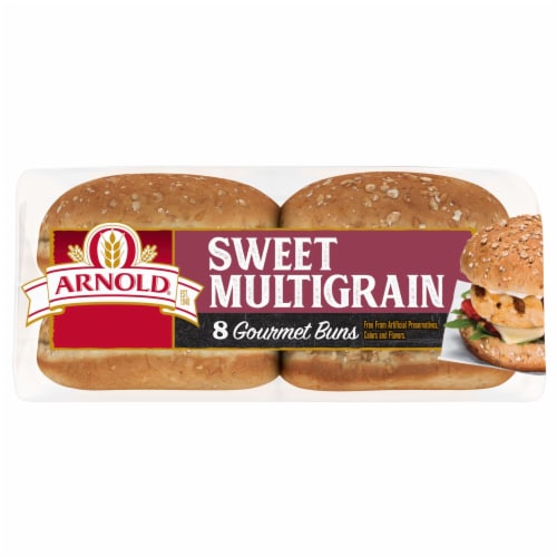 Arnold Sweet Multigrain Gourmet Hamburger Buns Perspective: bottom