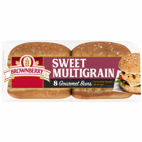 Brownberry® Restaurant Style Sweet Multigrain Hamburger Buns Perspective: bottom