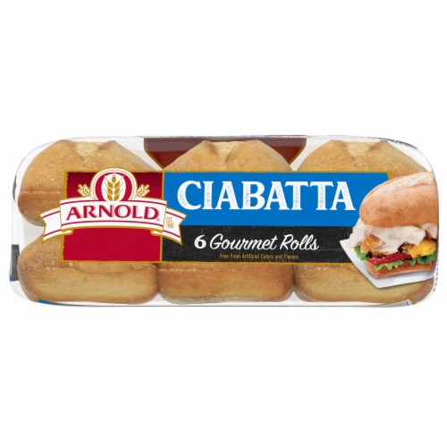 Arnold Gourmet Ciabatta Buns Perspective: bottom