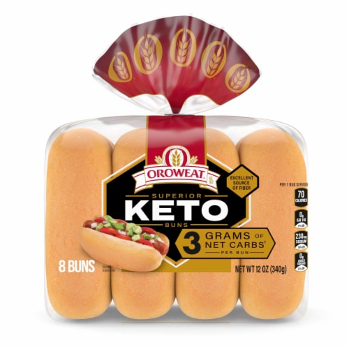 Oroweat® Superior Keto Hotdog Buns Perspective: bottom