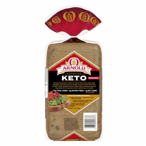 Arnold Seeded Superior Keto Bread Perspective: bottom