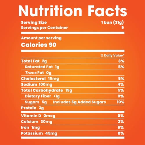 King's Hawaiian® Sweet Pre-Sliced Slider Buns Perspective: bottom