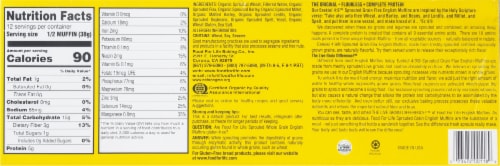 Food For Life® Ezekiel Frozen English Muffins Perspective: bottom