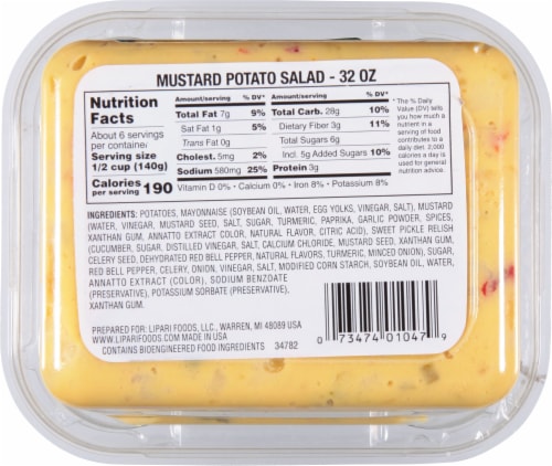 Yoder's® Mustard Potato Salad Perspective: bottom