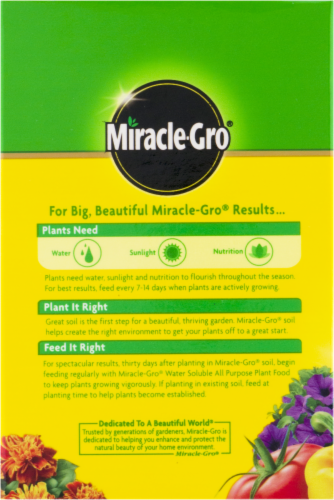 Miracle-Gro All Purpose Plant Food Perspective: bottom