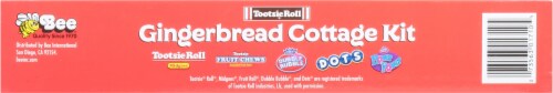 Bee® Candy Holiday Tootsie Roll® Gingerbread Cottage Kit Perspective: bottom