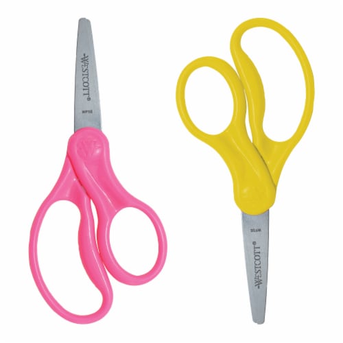 Westcott® For Kids Pointed Scissors - 2 Pack - Colors May Vary Perspective: bottom