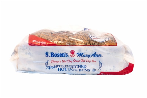 S. Rosen's® Poppy Seed Hot Dog Buns Perspective: bottom