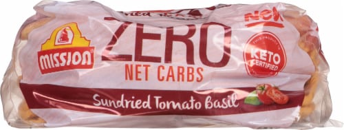 Mission Zero Net Carb Sundried Tomato Basil Tortillas Perspective: bottom