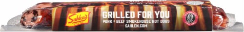 Sahlen’s Pork & Beef Smokehouse Hot Dogs Perspective: bottom