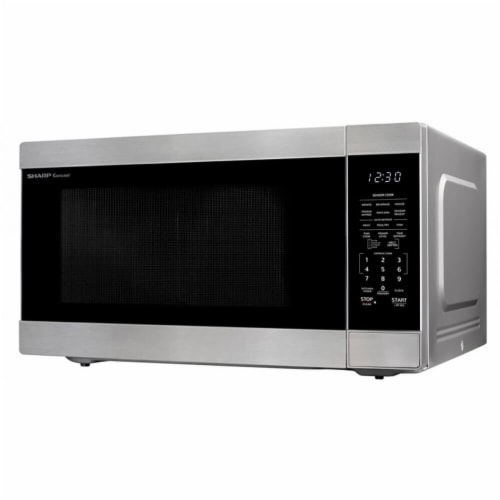 Sharp SMC2266HS 2.2 Cu. Ft. Stainless Steel Countertop Microwave Perspective: bottom