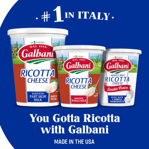 Galbani Whole Milk Ricotta Cheese Perspective: bottom