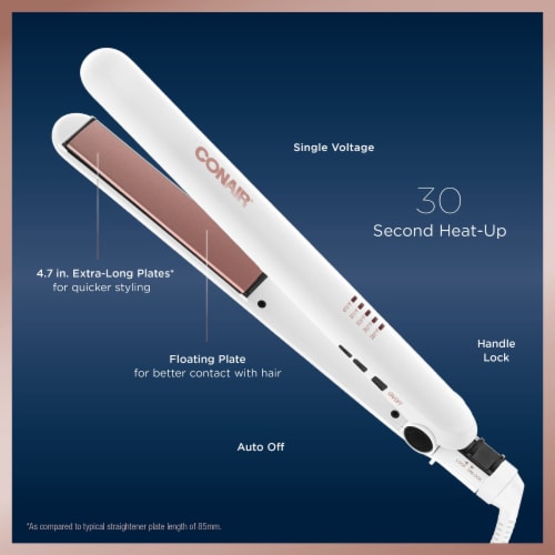 Conair® Double Ceramic Flat Iron Perspective: bottom