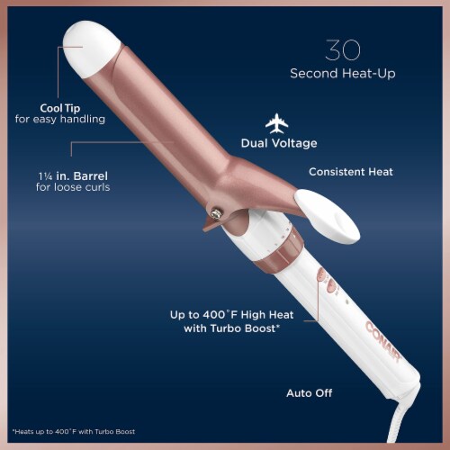 Conair® Double Ceramic Curling Iron Perspective: bottom