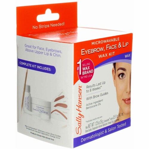 Sally Hansen Microwaveable Eyebrow, Face & Lip Wax Kit Perspective: bottom