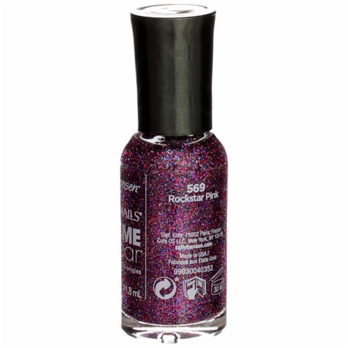 Sally Hansen® Hard as Nails Xtreme Wear® Rockstar Pink Nail Color Perspective: bottom