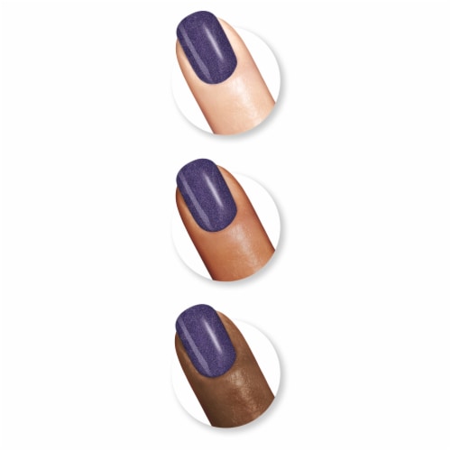 Sally Hansen® Miracle Gel™ Perplexed Purple Nail Polish Perspective: bottom