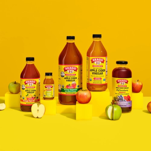 Bragg® Organic Apple Cider Vinegar Honey Cayenne Wellness Cleanse Perspective: bottom