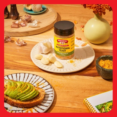Bragg® Roasted Garlic Nutritional Yeast Seasoning Perspective: bottom