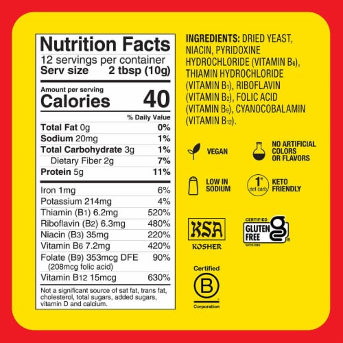 Bragg® Nutritional Yeast Seasoning Perspective: bottom