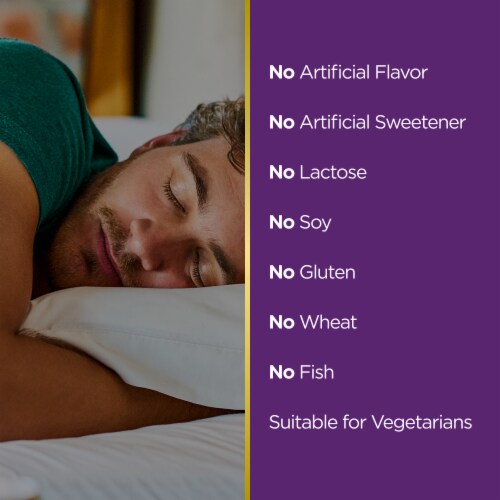 Nature’s Bounty® Sleep3 Melatonin 10mg Sleep Aid Gummies, Drug-Free Sleep Aid Perspective: bottom