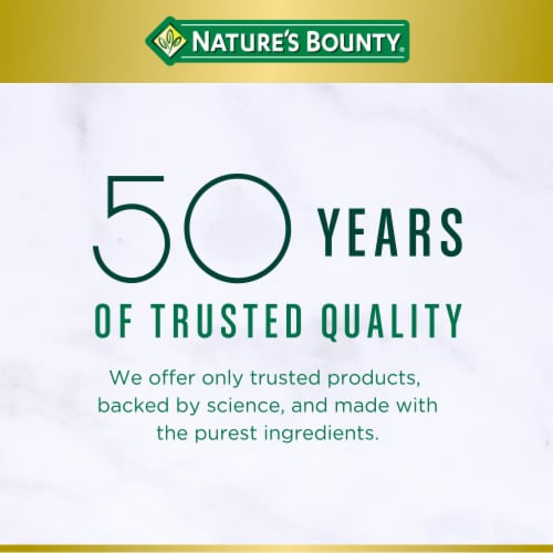 Nature's Bounty Super B Complex Immune & Energy Support Tablets Perspective: bottom