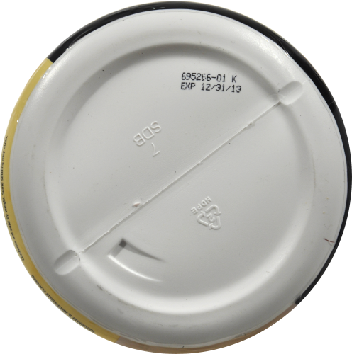 Body Fortress Vanilla Whey Protein Powder Perspective: bottom