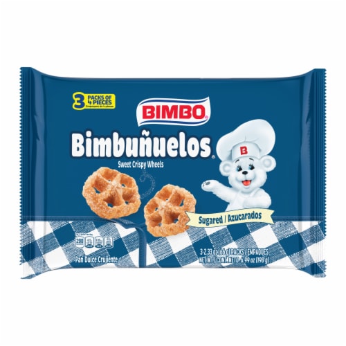 Bimbo Bimbuñuelos Sugar Sweet Crispy Wheels Perspective: bottom