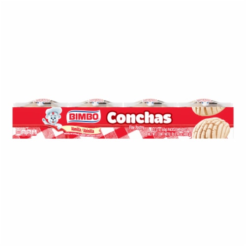 Bimbo Conchas Vanilla Pastry Perspective: bottom