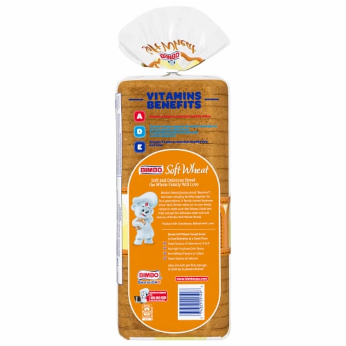 Bimbo® Soft Wheat Bread Perspective: bottom