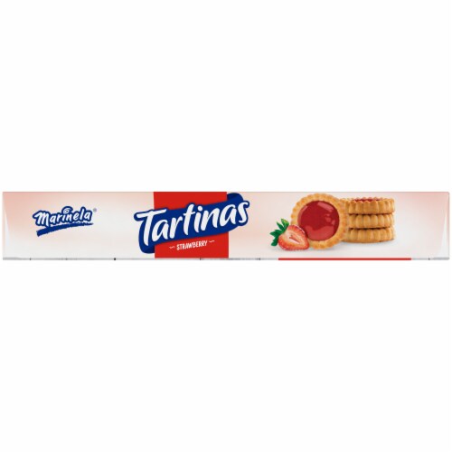 Marinela Tartinas Fresa Strawberry Cookies Perspective: bottom