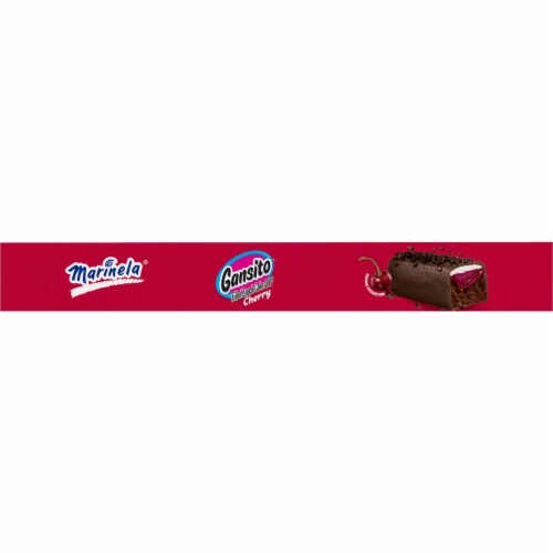 Marinela® Gansito® Cherry Filled Snack Cakes Perspective: bottom