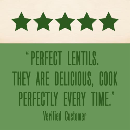 Arrowhead Mills® Organic Green Lentils Perspective: bottom