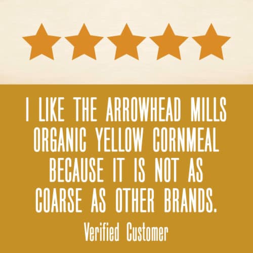 Arrowhead Mills Organic Yellow Cornmeal Perspective: bottom