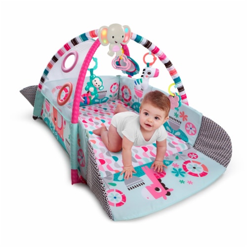 Bright Starts 5 in 1 Your Way Play Baby Activity Gym Ball Pit Pink Pinwheel 1 Piece King Soopers
