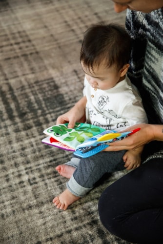 Baby Einstein Curious Explorers Teether Book Take-Along Toy Perspective: bottom