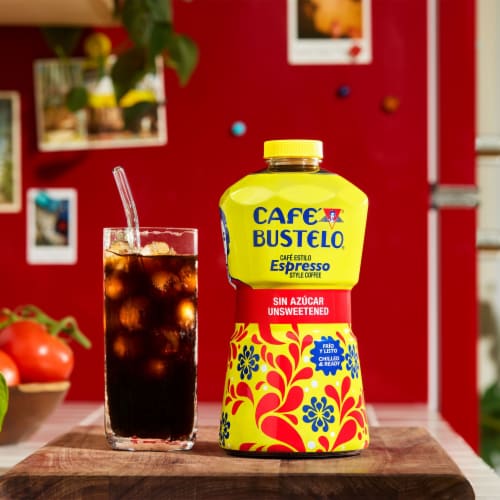 Café Bustelo Unsweetened Espresso-Style Iced Coffee Perspective: bottom