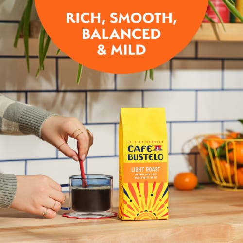 Café Bustelo Light Roast Ground Coffee Perspective: bottom